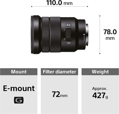 Sony SELP18105G E PZ 18-105mm F4 G OSS Power Zoom Lens