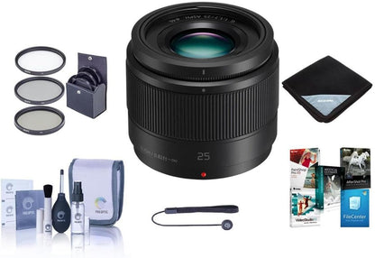 Panasonic 25mm f/1.7 Lumix G Micro 4/3 Lens Kit