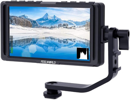 FEELWORLD F5-FBA 5 Inch On-Camera Field Monitor