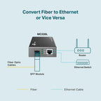 TP-Link MC220L Gigabit SFP Fiber Media Converter