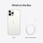 Apple A2484 iPhone 13 Pro Max 128GB Silver (Renewed Premium)