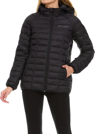 Spyder SY-PCK101 Packable Puffer Jacket Womens Hooded