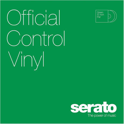 Serato - 12" Green Control Vinyl Pair