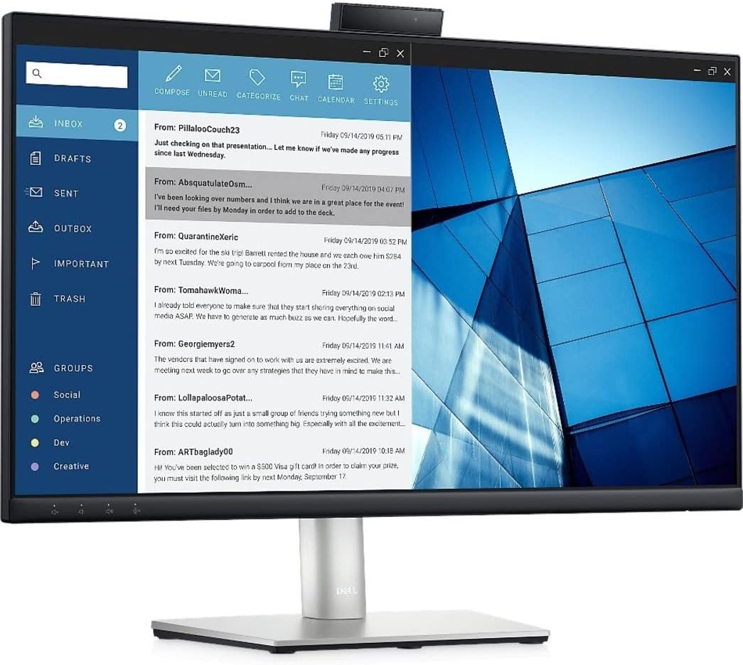 Dell C2423H 24" Video Conferencing Monitor Renewed