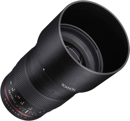 Rokinon 135M-C 135mm F2.0 Telephoto Lens Canon