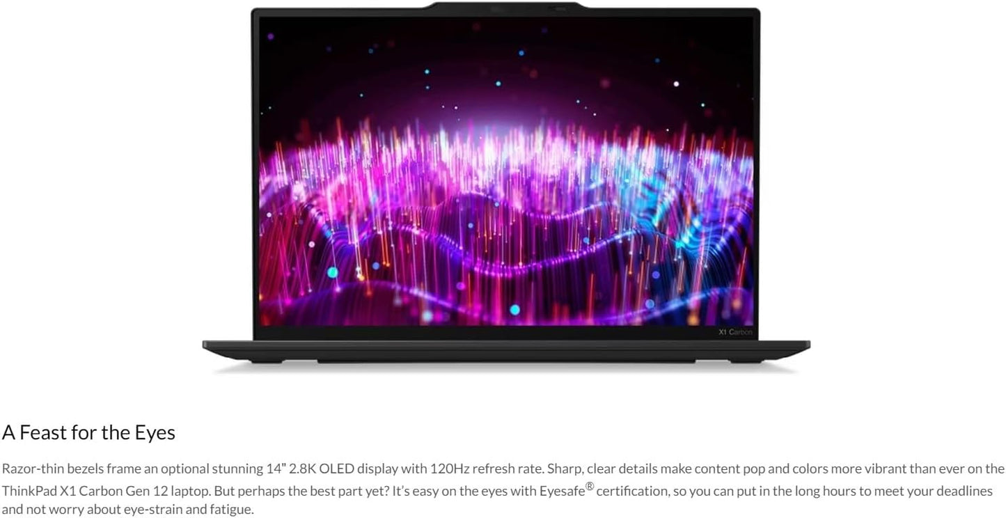 Lenovo 21KC ThinkPad X1 Carbon Gen 12 - 14" OLED, Ultra 7, 64GB RAM, 2TB SSD