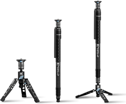 Sirui SIRUI 145 Rapid Carbon Fiber Monopod with Feet