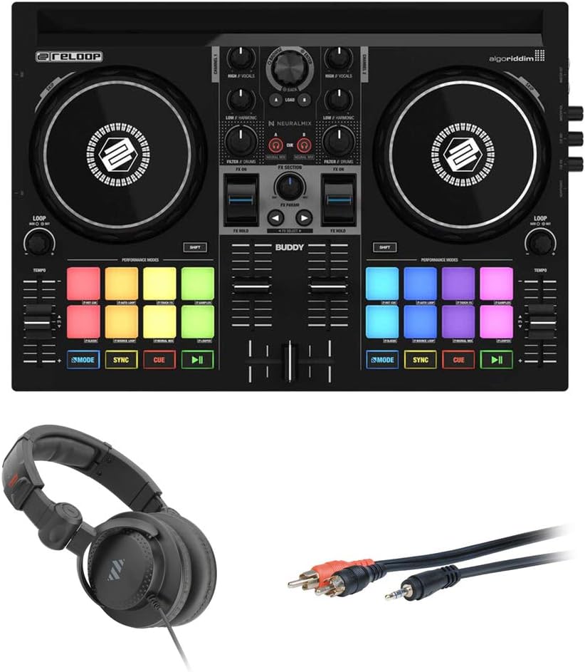 Reloop Buddy Compact 2-Deck DJAY Controller Bundle