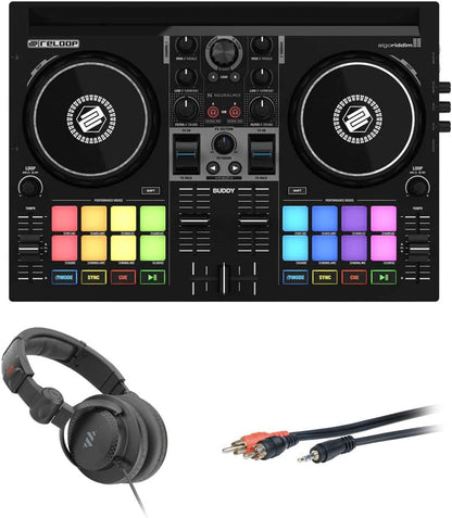 Reloop Buddy Compact 2-Deck DJAY Controller Bundle