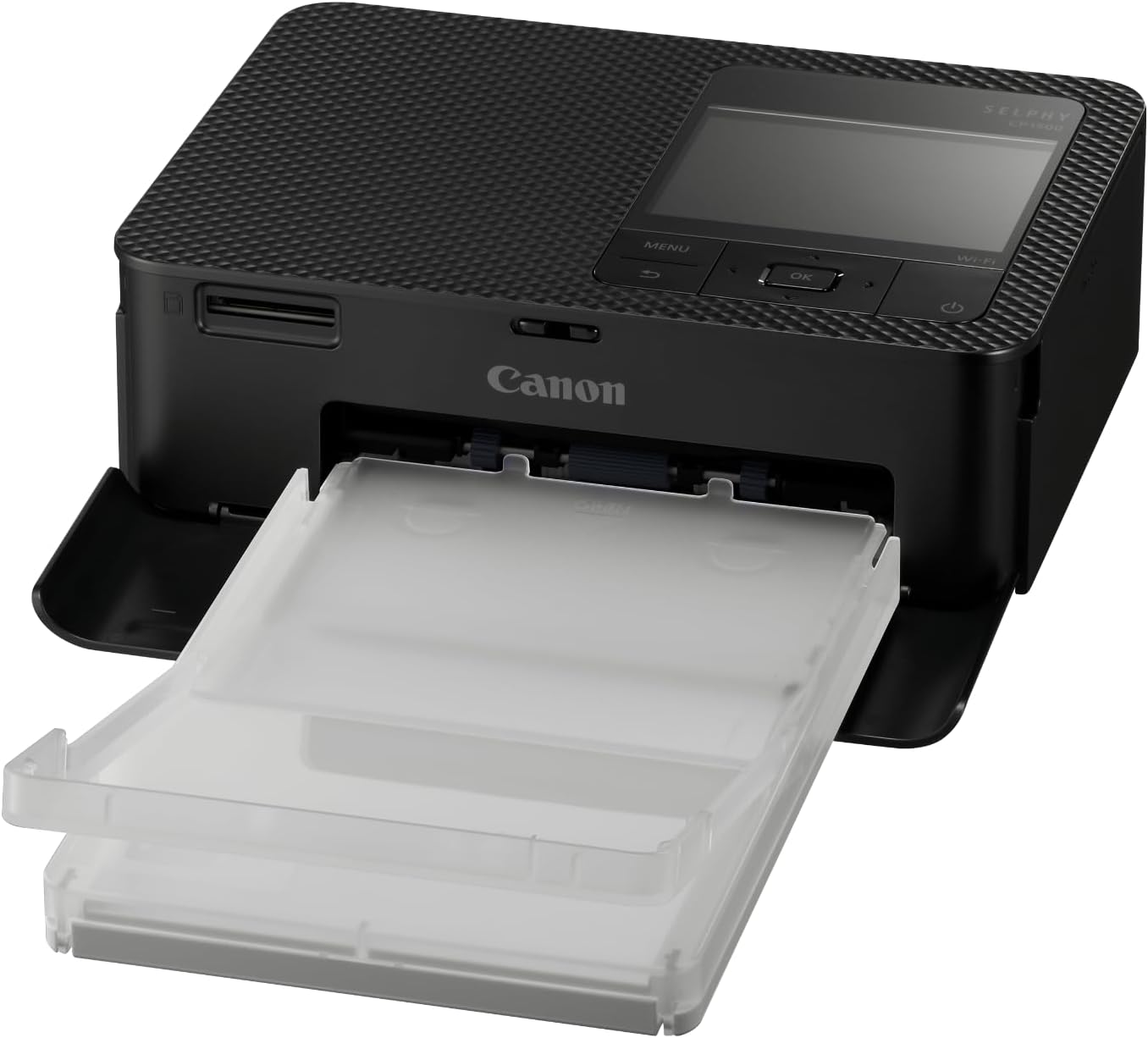 Canon CP1500 Black Selphy Photo Printer + RP-108
