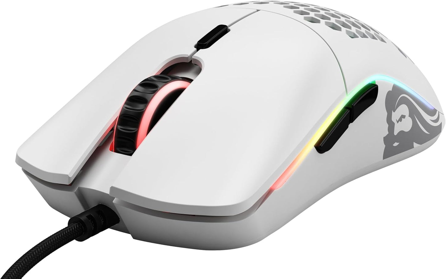 Glorious GO-WHITE Model O Wired Gaming Mouse