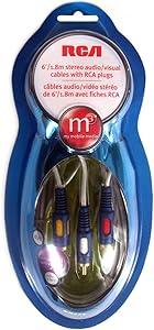 RCA LYSB0002J28OU-ELECTRNCS 6ft Audio/Video AV Cable