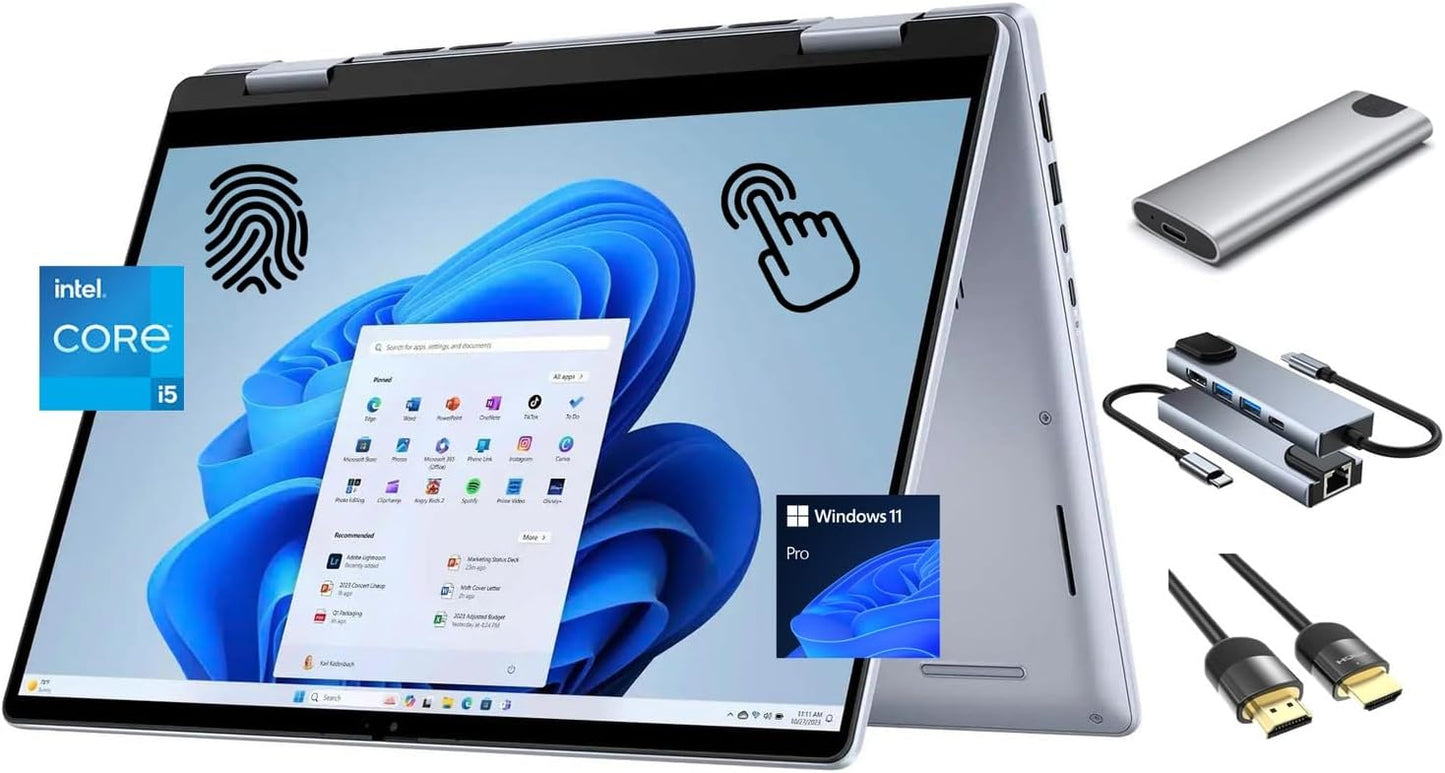 Dell Inspiron 14: 2-in-1, Core i5-120U, 16GB DDR5, 1TB SSD