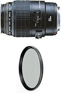 Canon 4657A006 EF 100mm f/2.8 Macro USM Lens with Polarizer
