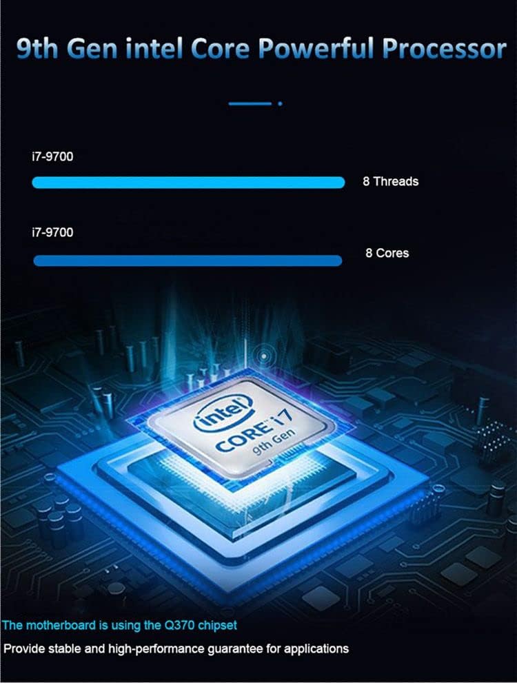 Dell OPTIPLEX-7070-SFF i7 Desktop PC NVMe SSD (Renewed)