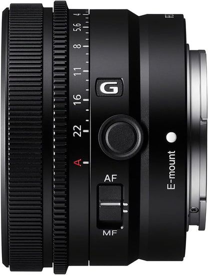 Sony E10SNSEL40F25G FE 40mm F2.5 G Lens Bundle