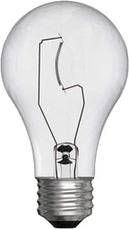 GE 97478 25W Decorative A19 Incandescent Bulb Clear 2-Pack