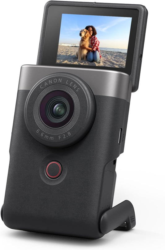 Canon 5946C002 PowerShot V10 4K Vlogging Camera Silver