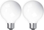 GE 31709 Refresh LED G25 Daylight Globe Bulbs
