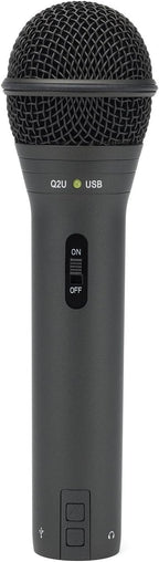 Samson SAQ2U USB/XLR Dynamic Microphone Podcasting Pack