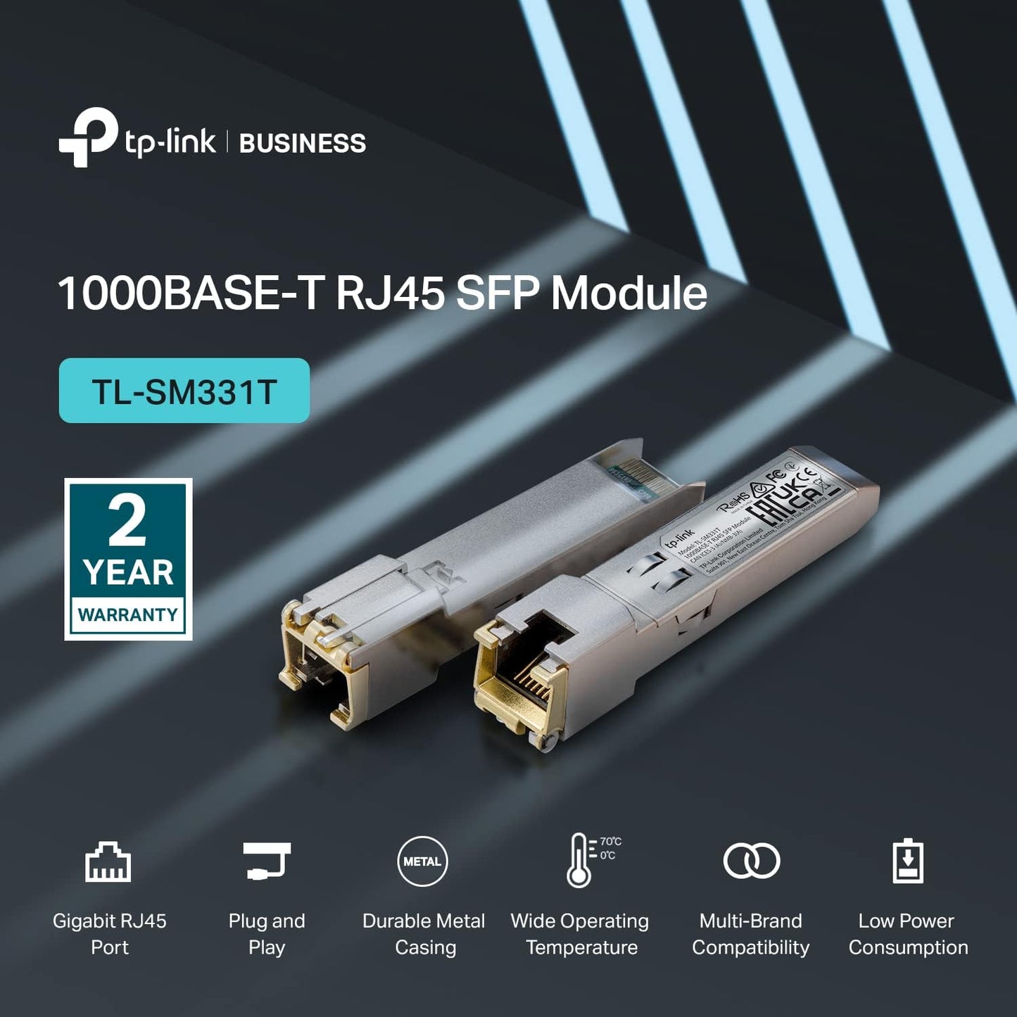 TP-Link TL-SM331T 1000Base-T RJ45 SFP Module