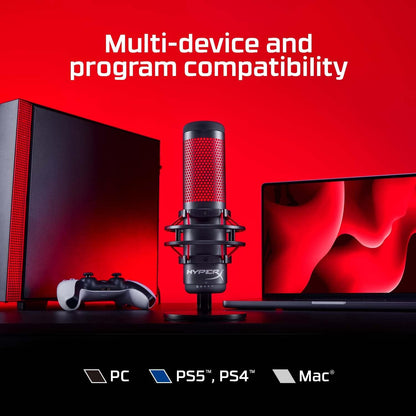 HyperX Cloud Alpha QuadCast Gaming Headset Microphone