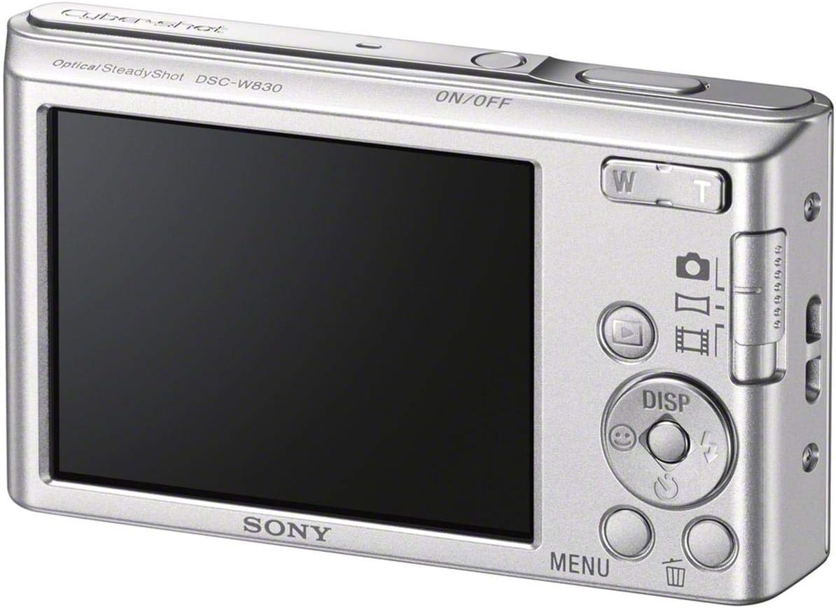 Sony DSCW830 20.1MP 8x Zoom Digital Camera Silver