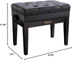 Roland RPB-500PE Adjustable Piano Bench - Polished Ebony