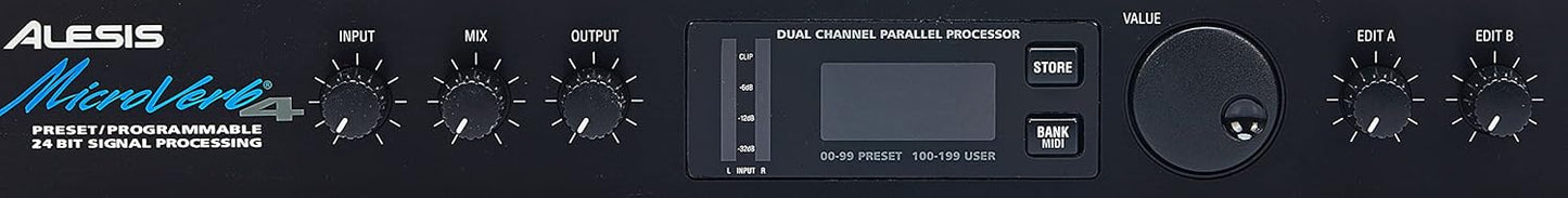 Alesis MicroVerb 4 Dual-Channel Effects Processor