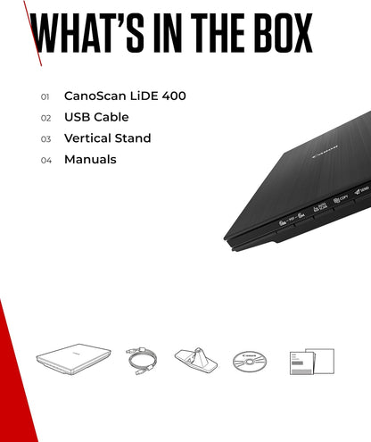 Canon LiDE 400 USB-C Color Flatbed Scanner