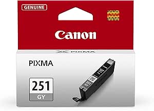Canon CLI-251 GY Gray Ink Cartridge for iP8720 MG Series