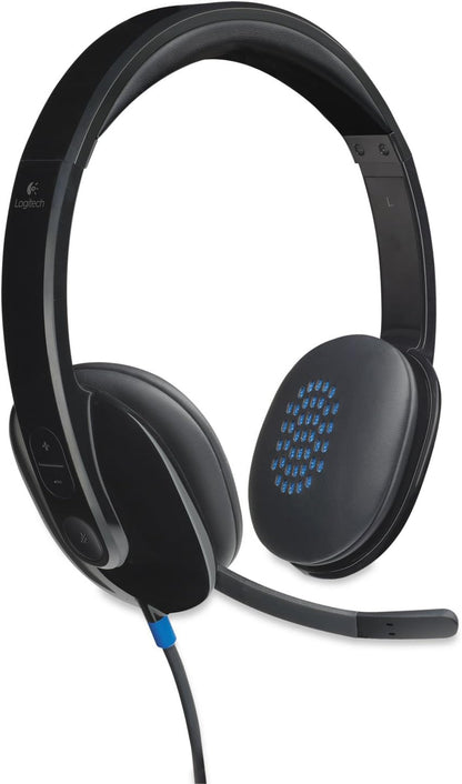 Logitech LOG981000510 H540 USB Corded Headset Black