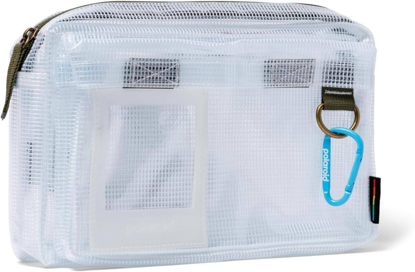Polaroid 6305 Ripstop Clear Crossbody Essentials Bag