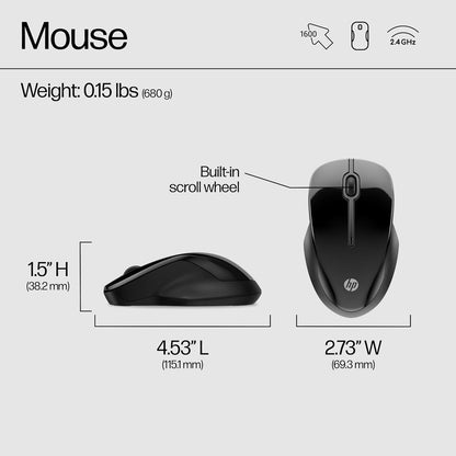 HP 6V2J7AA#ABL 250 Dual-Mode Bluetooth Mouse