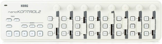 Korg NANOKON2WH Slim-Line USB MIDI Controller - White