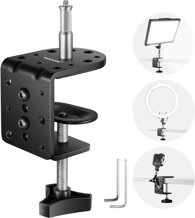 Neewer 10102449 2-Pack Heavy Duty C Clamp Mount