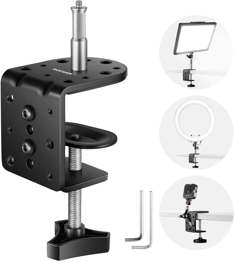 Neewer 10102449 2-Pack Heavy Duty C Clamp Mount — main product image