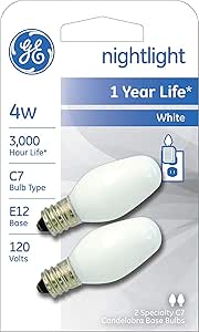 GE 16001 4-Watt C7 Nightlight Bulb