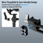 Sirui Sling Handgrip Adjustable NATO Clamp, DJI Gimbal Accessory