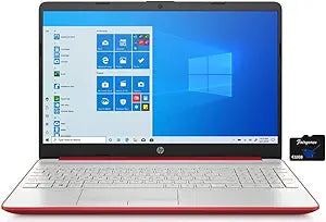 HP Laptop 15 Pentium Gold 8GB 256GB Red Windows 10 S — main product image