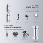 Neewer 10101210 Camera Flash Bracket H-Type with Umbrella Holder