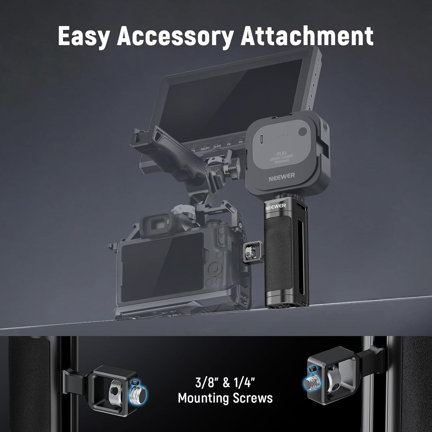 Neewer Side Handle for Camera Cage CA069H
