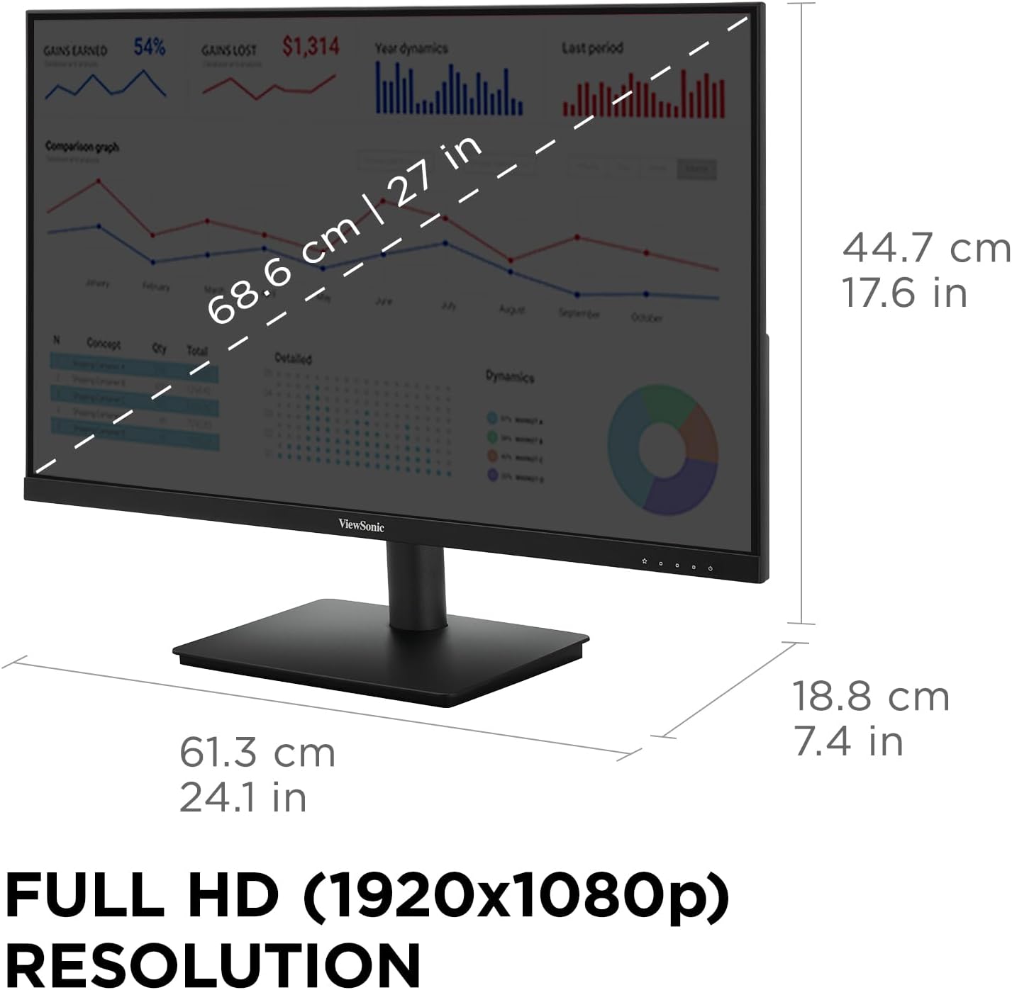 ViewSonic VS2747-H 27" 1080p 100Hz IPS Monitor