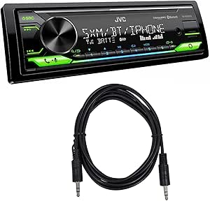 JVC KD-X370BTS Car Stereo Receiver: Bluetooth, Alexa, SiriusXM