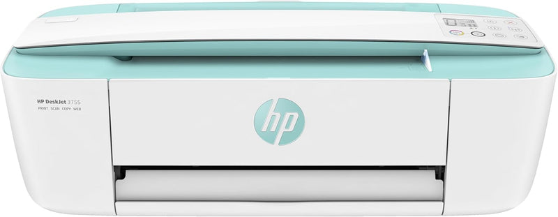HP 3755 DeskJet Compact Wireless All-in-One Printer — main product image
