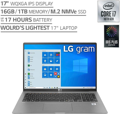 LG 17Z90N-R.AAS9U1 17" Gram i7 1TB SSD Laptop