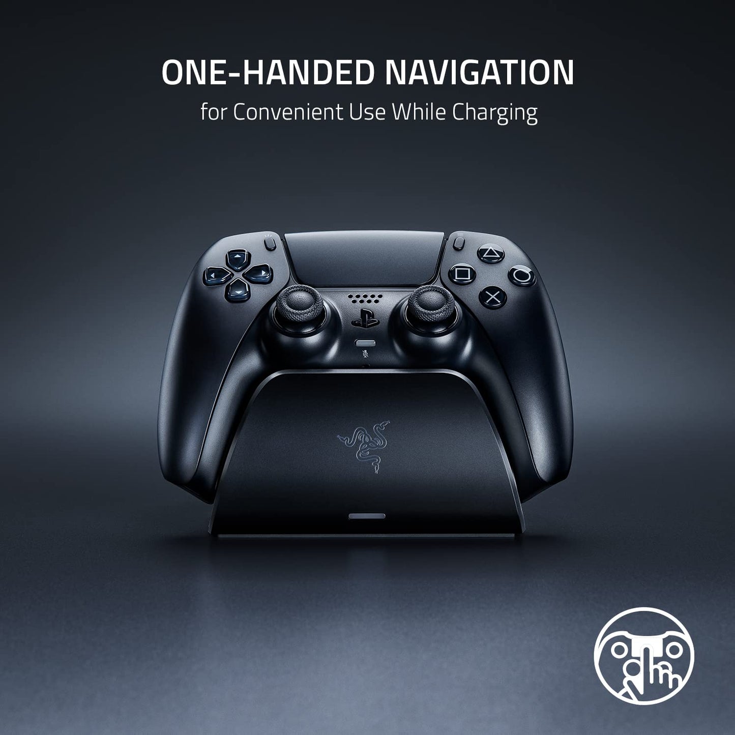 Razer Quick Charging Stand: PS5 DualSense Controller Dock