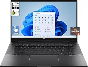 HP ENVY 2-in-1 Laptop 15.6" Touchscreen FHD Ryzen 5 32GB RAM 1TB SSD