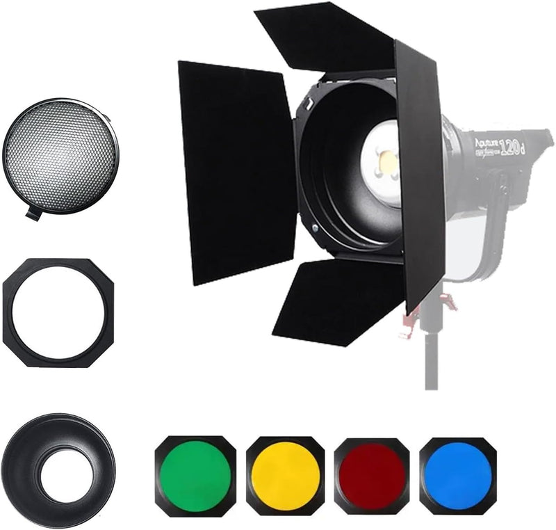 Aputure Barn Doors with Color Gels for Bowens Mount Lights — main product image
