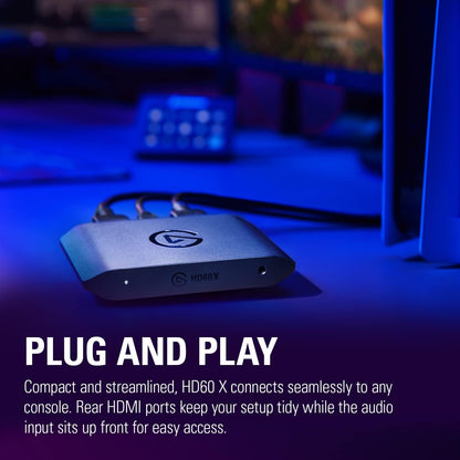 Elgato 10GBE9901 HD60 X - 4K30 Stream & Record Capture Card